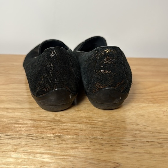 Dansko Olivia Black + Bronze Snakeprint Leather Flats Loafers Clogs 38/ 7.5-8 - Picture 6 of 8